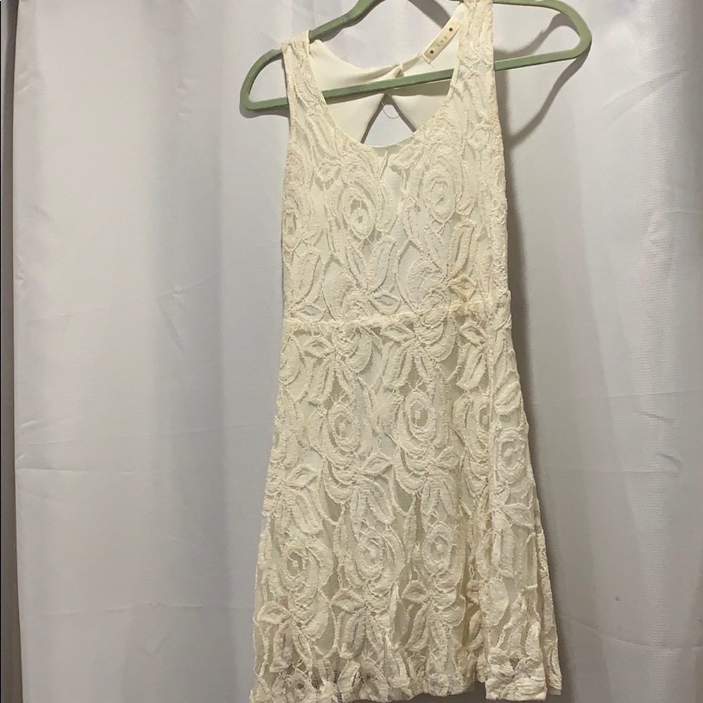 Floral lace summer dress